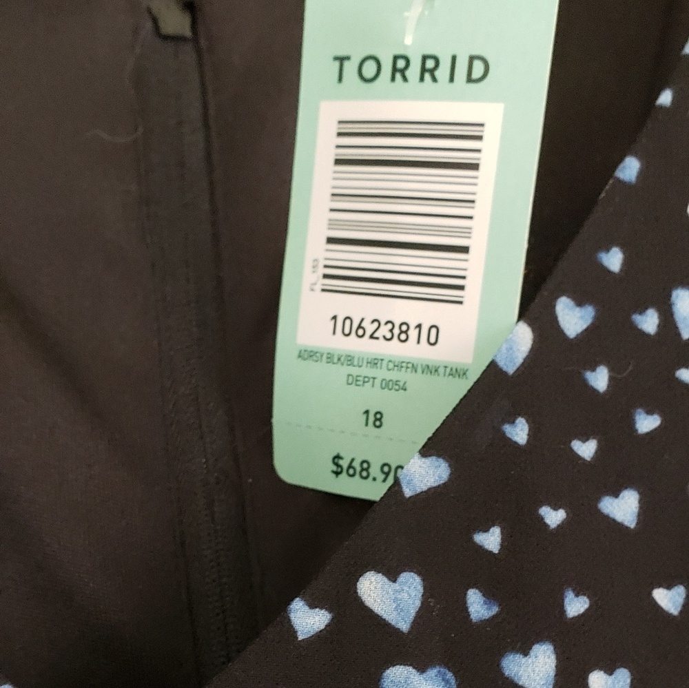 Torrid Chiffon Flowy Tank Dress